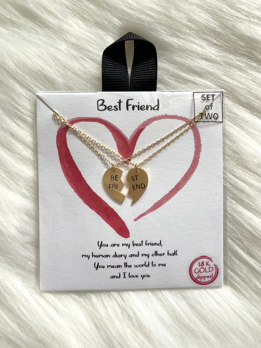 Best Friend Pendants Gold