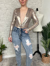 Gold Petal+Foil Bodysuit