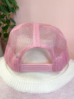 Best Ex-Girlfriend Trucker Hat Pink/White