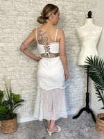 Amore White Lace Dress