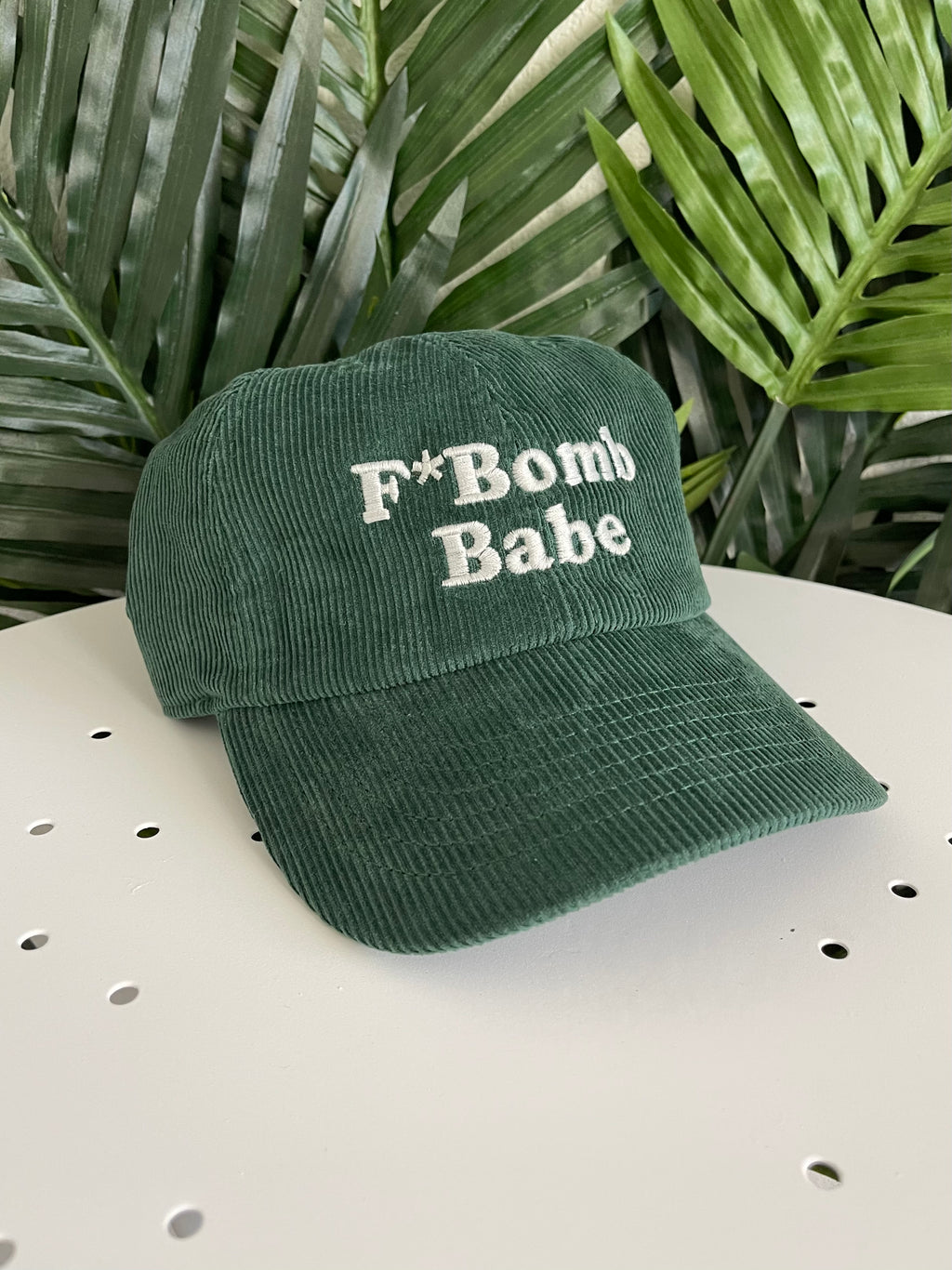 F*Bomb Babe Hat Dark Green