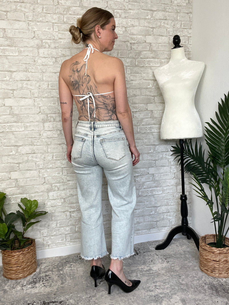 Chainmail Backless Top Silver