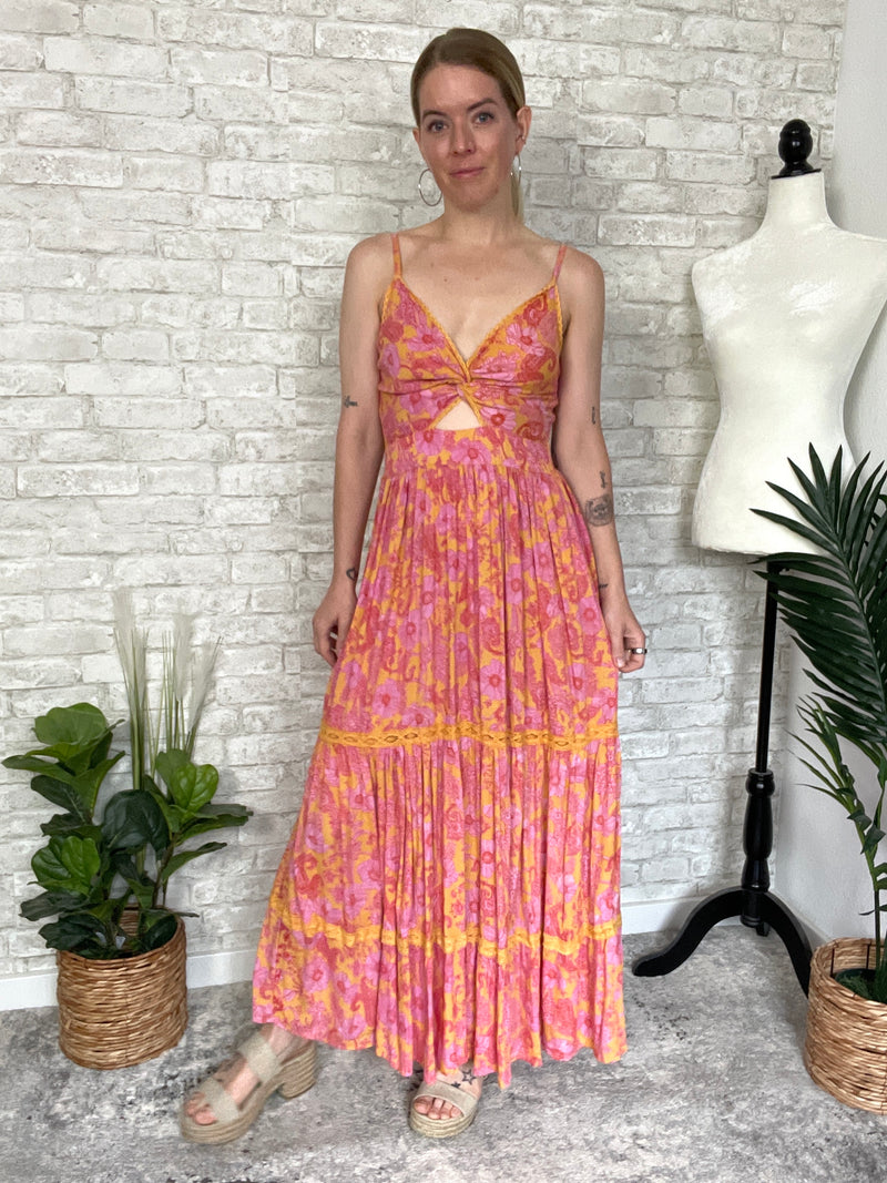 Mason Twist Maxi Marigold + Pink