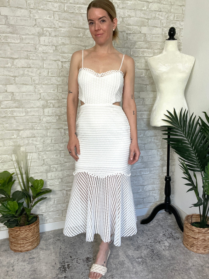 Amore White Lace Dress