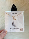 Crescent Moon Pendant Gold