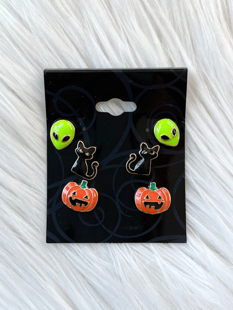 Halloween Stud Trio Earrings