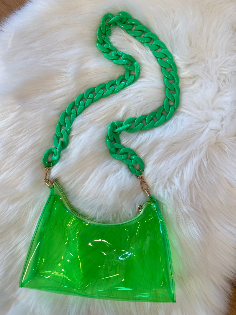 Festival Clear bag - Green