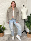 Blythe Faux Fur Jacket Tan