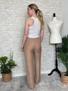 Linson Crepe Pants Light Brown