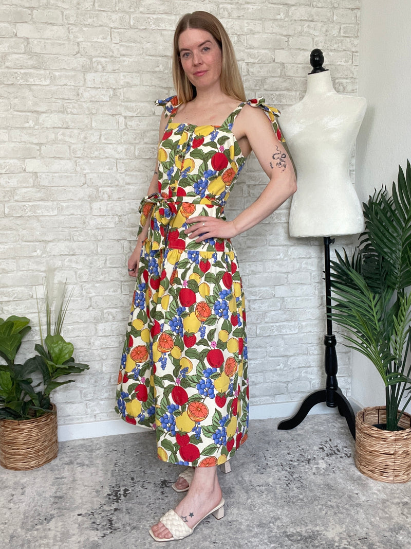 Fruit Print Spritz Dress