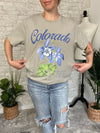 Colorado Columbine T-Shirt Sage Green