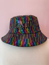 Rainbow Sequin Bucket Hat