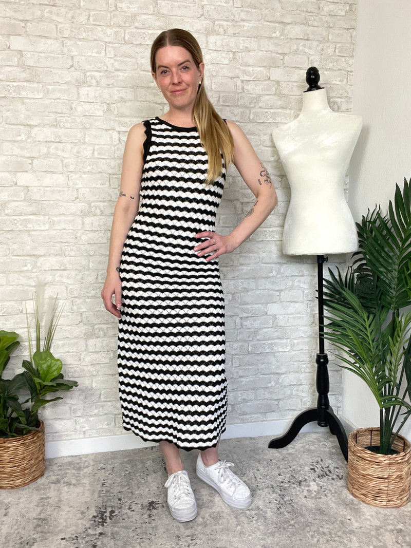 Neive B+W Knit Dress