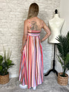 Megan Colorful Stripe Maxi Dress