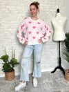 Sweet Pink Hearts Sweater