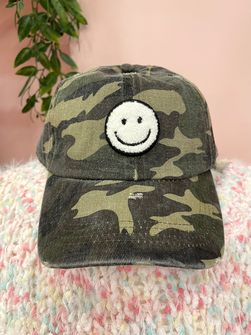 Happy Camo Hat