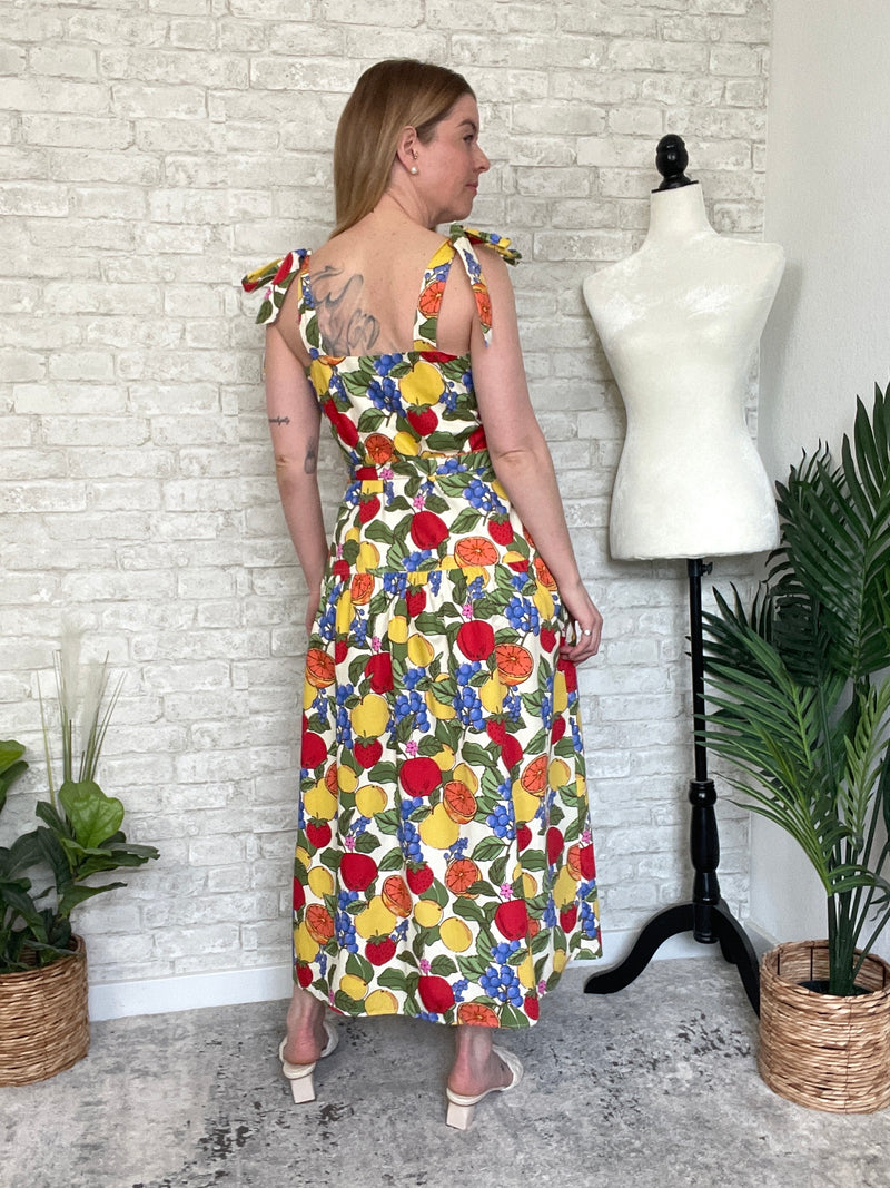 Fruit Print Spritz Dress