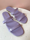 Sabrina Double Strap Slide On Lavender