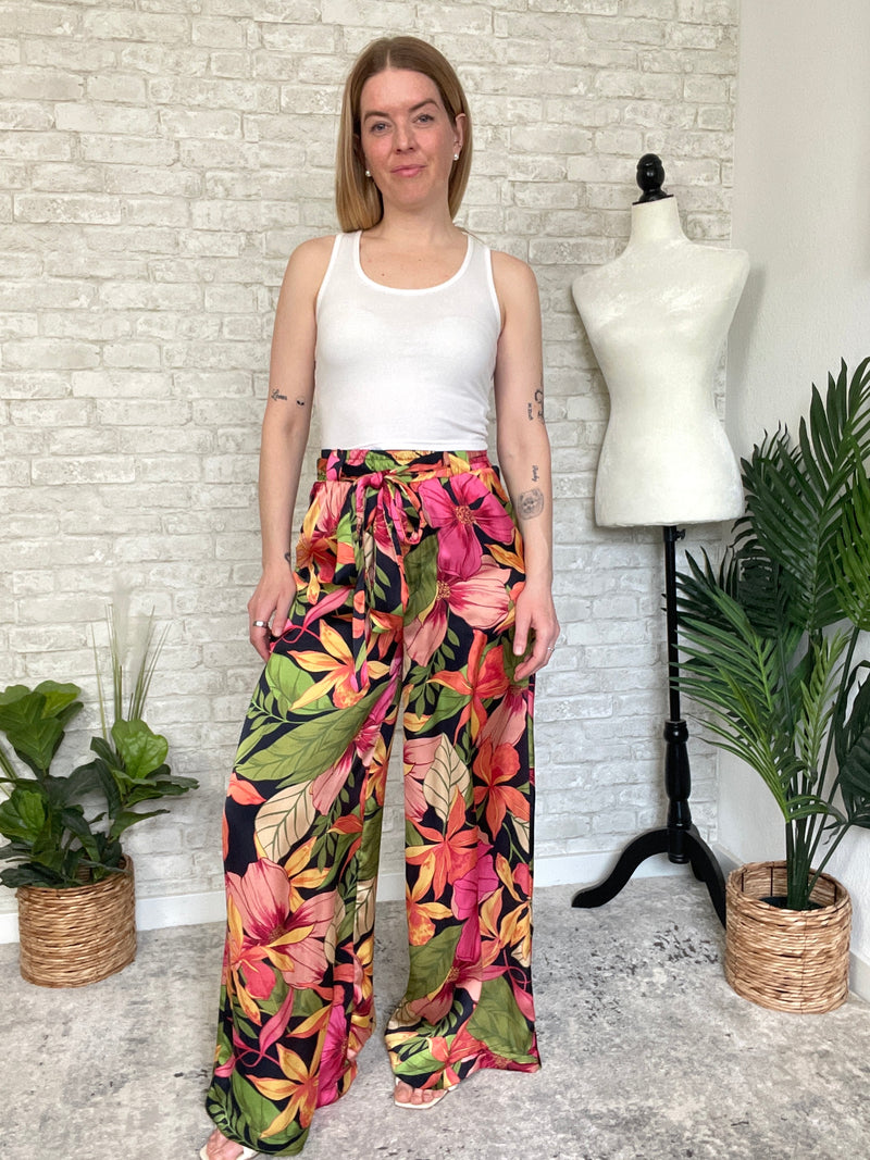 Chianni Gardenia Satin Pants