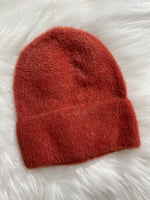 Fuzzy Ribbed Beanie Ginger