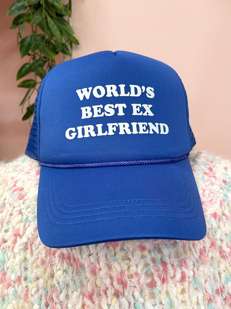 Best Ex-Girlfriend Trucker Hat Royal Blue