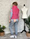 Chance Corduroy Puffer Vest Pink