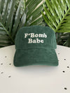 F*Bomb Babe Hat Dark Green