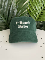 F*Bomb Babe Hat Dark Green