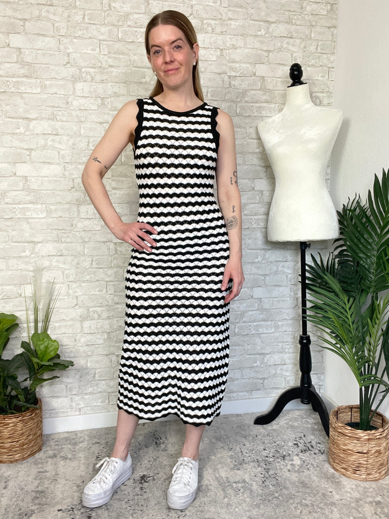 Neive B+W Knit Dress