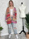 Phoebe Coral+Pink Cardigan