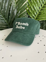 F*Bomb Babe Hat Dark Green