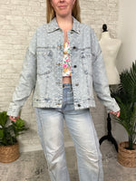 Mini Daisy Chambray Denim Jacket