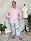 Gangster Of Love Sweatshirt - Pink