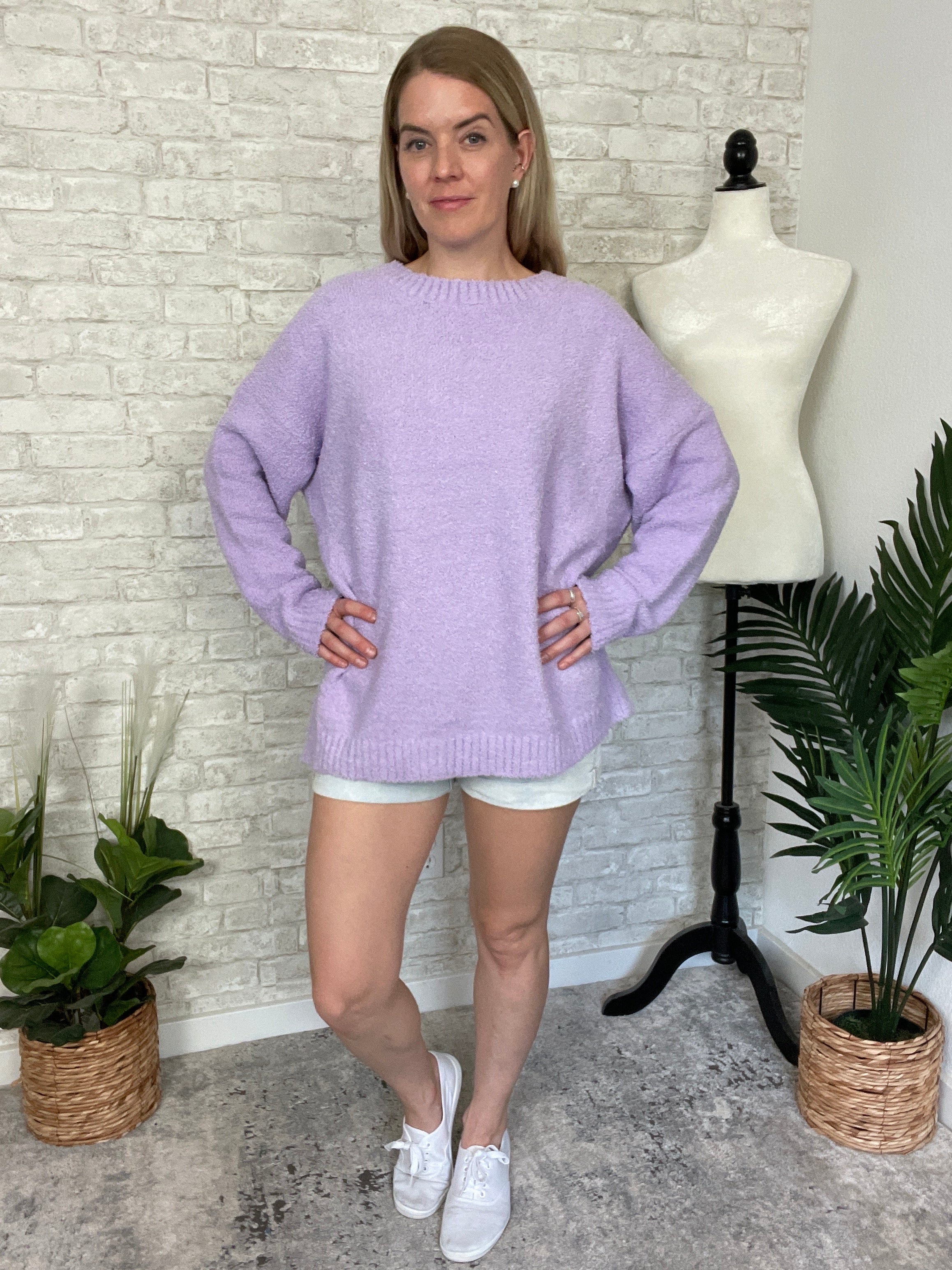 Pastel discount purple sweater