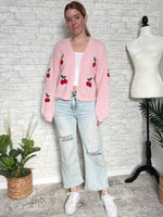 Cherries Jubilee Sweater Pink