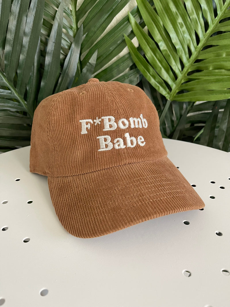 F*Bomb Babe Hat Light Brown