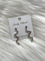 Silver Snake Studs