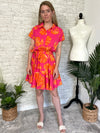 Coral Palms Dress