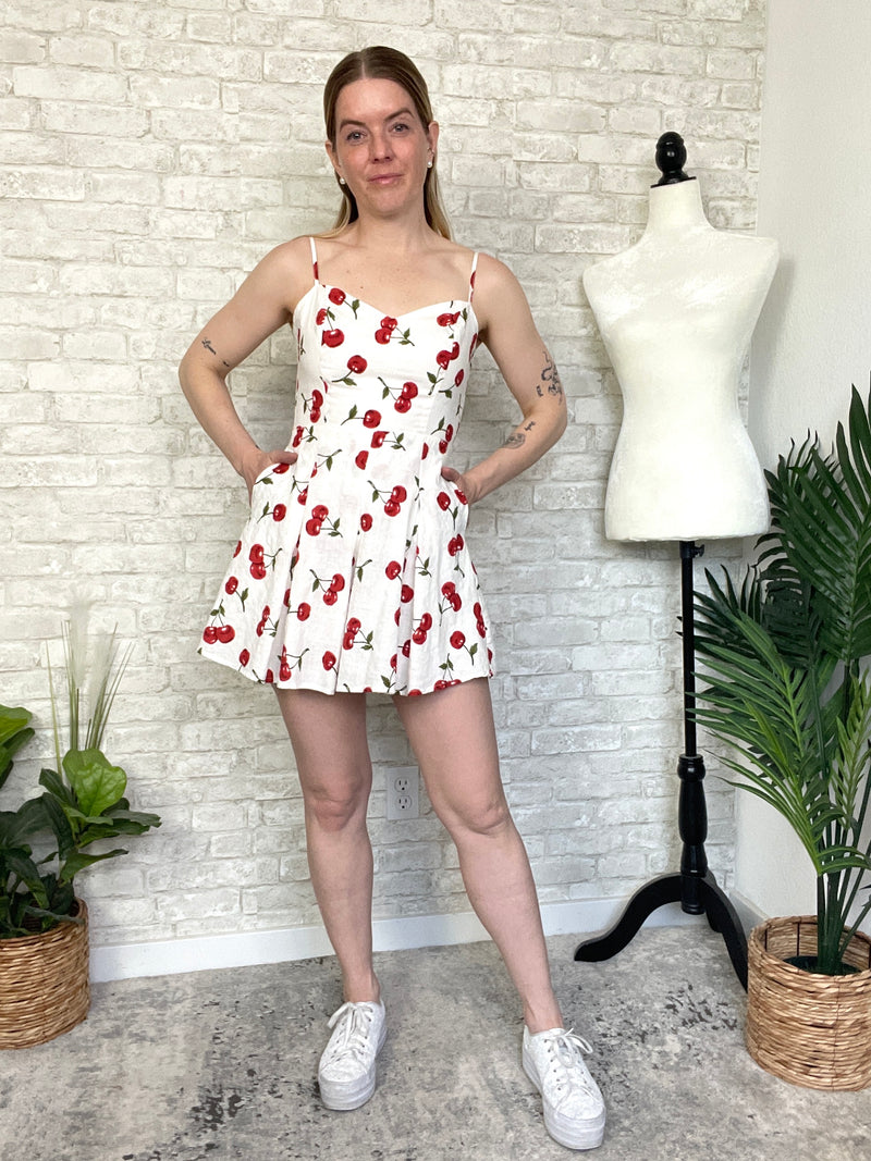 Mon Cherry Romper/Dress