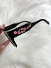 Vintage Rose Sunglasses Black