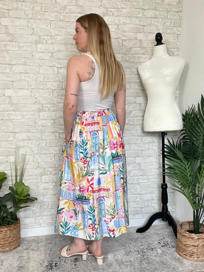 Drena Sea Breeze Maxi Skirt