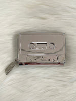 Retro Cassette Wallet Silver