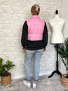 Bubble Gum Pink Cropped Vest