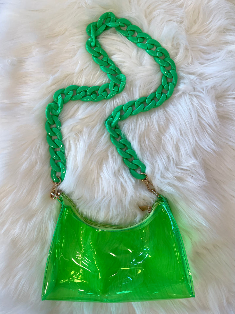 Festival Clear bag - Green