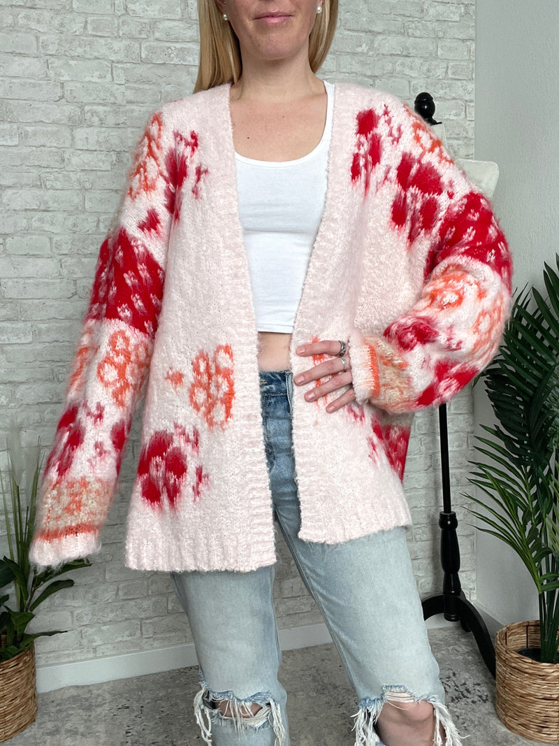 Rosie + Orange Cream Cardigan