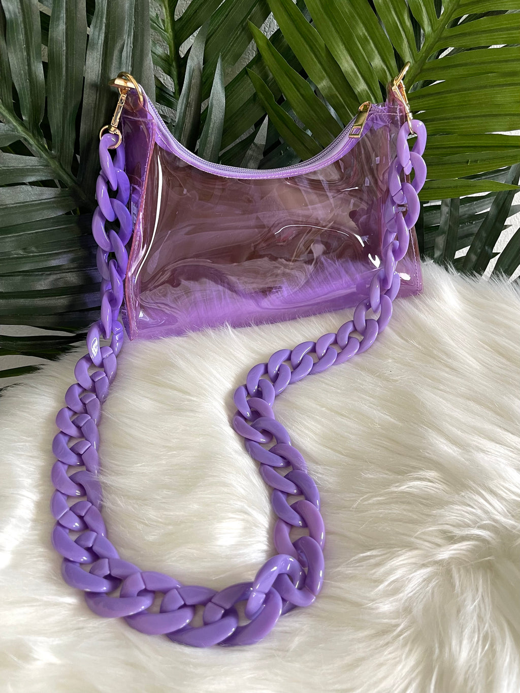 Festival Clear bag - Purple