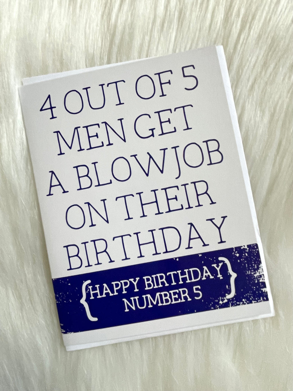 Birthday Blowjob Card