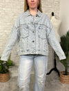 Mini Daisy Chambray Denim Jacket