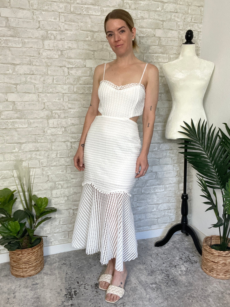 Amore White Lace Dress