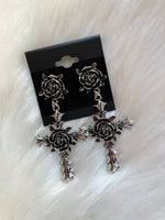 Anastasia Dark Rose Earring